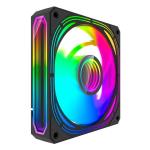 Ventilador de Caixa CoolBox KIT 4 Vent.12cm ARGB Infinity Pro Ø 12 cm