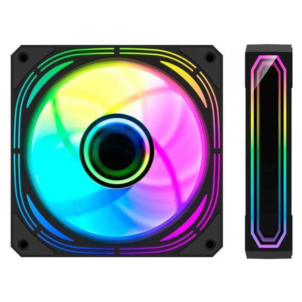 Ventilador de Caixa CoolBox KIT 4 Vent.12cm ARGB Infinity Pro Ø 12 cm