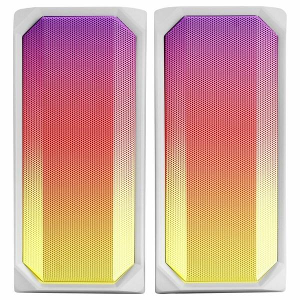 Altifalante Bluetooth Portátil Mars Gaming MSRGBW Branco 15 W 4 W