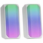 Altifalante Bluetooth Portátil Mars Gaming MSRGBW Branco 15 W 4 W