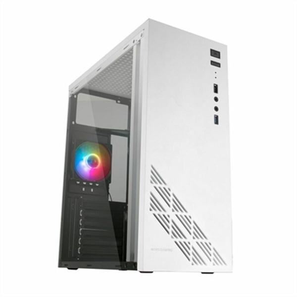 Caixa Semitorre ATX Mars Gaming MC100W ATX LED RGB Branco