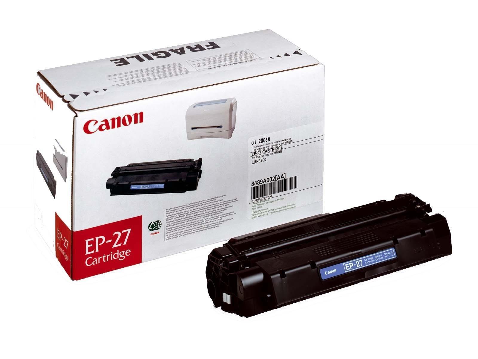 Toner EP - 27 Preto (2500 páginas) - CANON