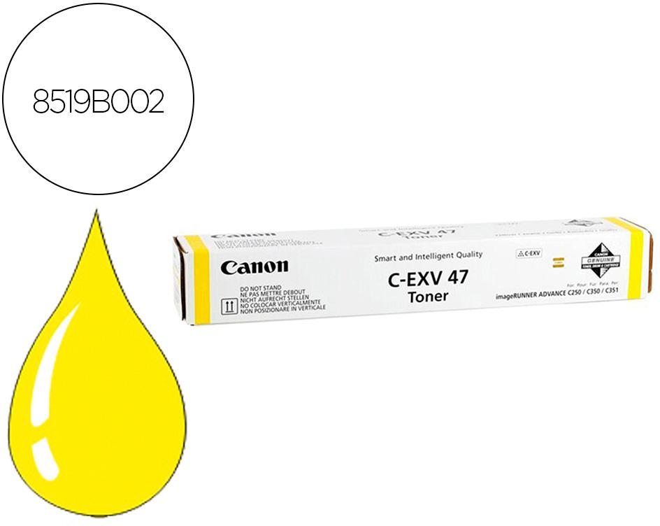 Toner C - EXV 47 (Amarelo) - CANON
