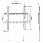 Suporte TV STELL SHO 5200