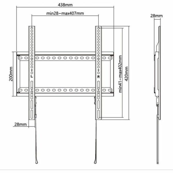 Suporte TV STELL SHO 5200