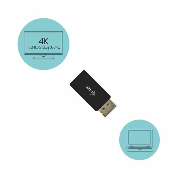 Adaptador DisplayPort para HDMI i-Tec DP2HDMI4K60HZ       