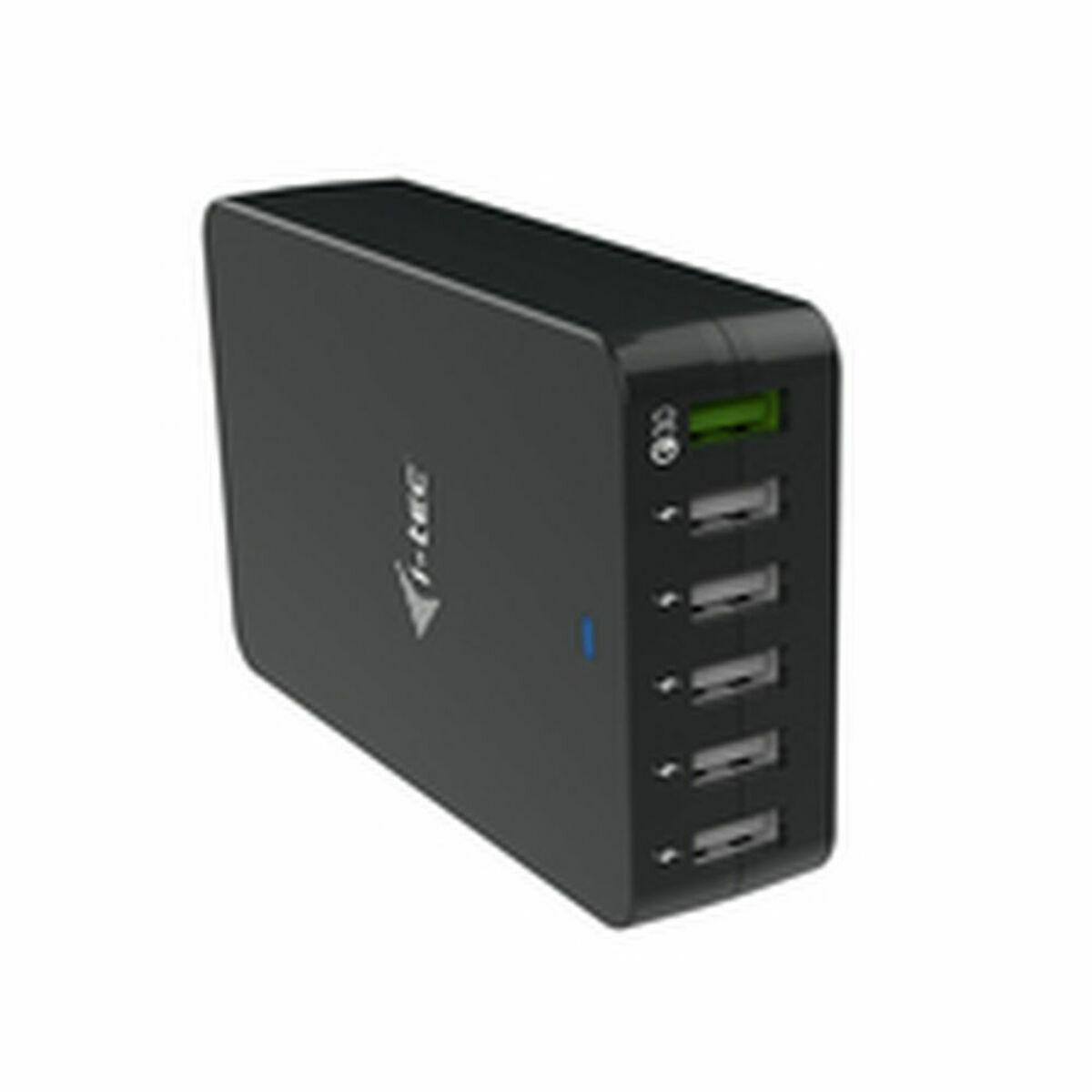 Carregador portátil i-Tec CHARGER6P52W Preto