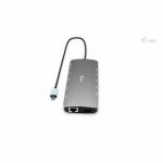 Hub USB i-Tec C31NANOTRIPLEDOCKPD Cinzento