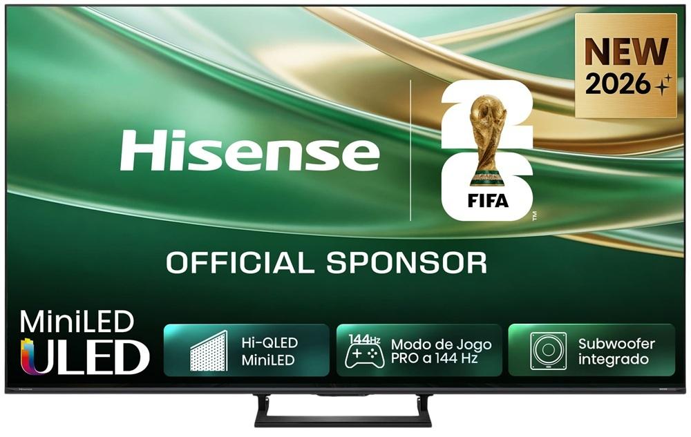 Smart TV ULED 85 Series E8S (2026) Mini LED 4K Ultra HD VIDAA (Preto) - HISENSE