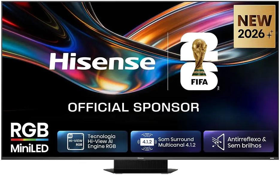 Smart TV RGB Mini LED 85 Series UR9S (2026) 4K UHD VIDAA - HISENSE