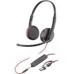 Auriculares Poly 8X229AA Preto