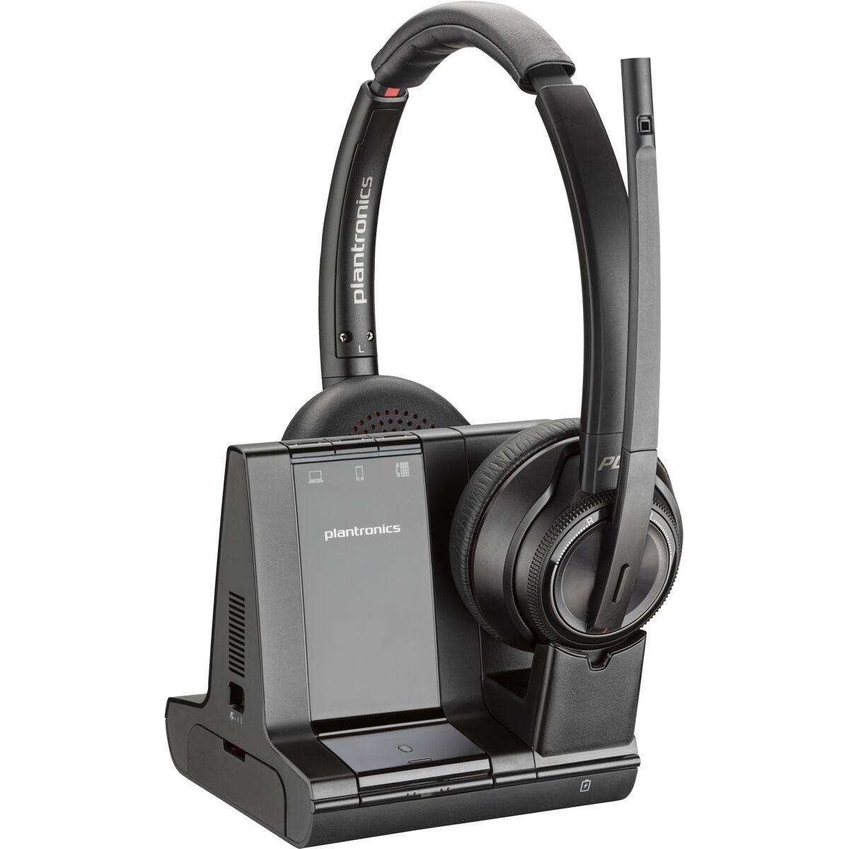 Auriculares Poly 8D3F5AA#ABB Preto