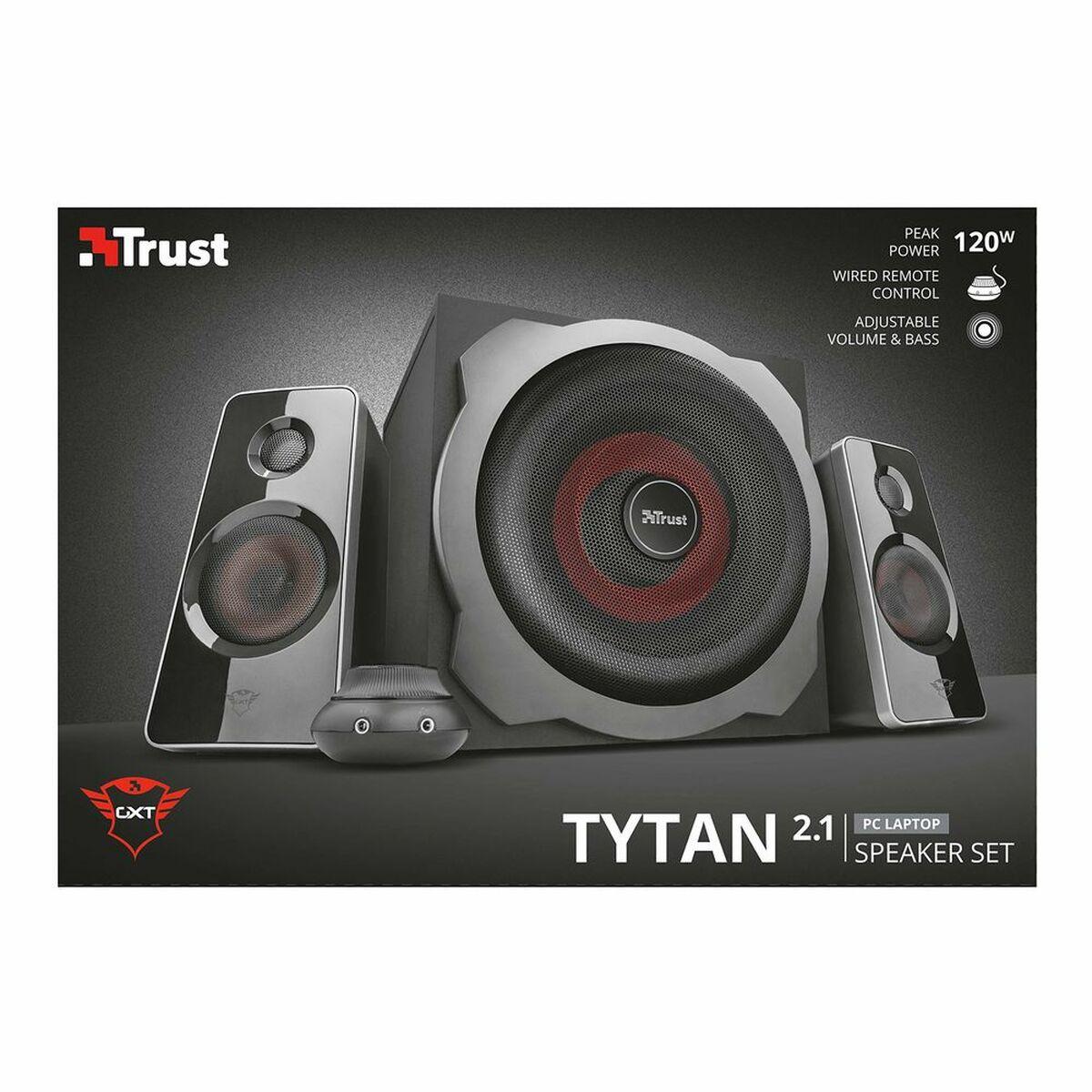 Altifalante PC Trust GXT 38 2.1 Preto Vermelho/Preto 60 W