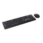 Teclado e Rato sem Fios Trust TKM-350 Preto QWERTY