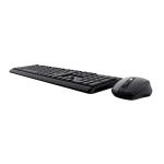 Teclado e Rato sem Fios Trust TKM-350 Preto QWERTY
