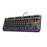 Teclado Gaming Trust 24407 Preto Qwerty espanhol