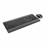 Teclado e Rato Trust Trezo Preto Qwerty espanhol Espanhol QZERTY