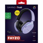 Auriculares com microfone para Vídeojogos Trust GXT 491 Preto Violeta