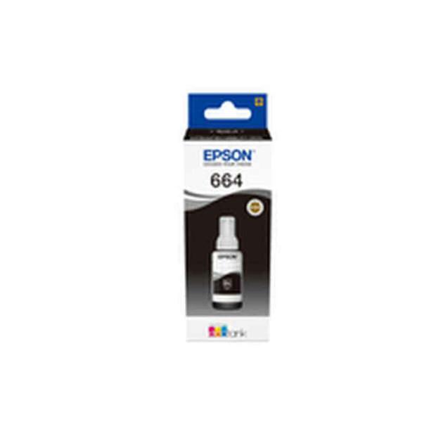 Tinteiro de Tinta Original Epson 664 Ecotank Black ink bottle (70ml) Preto Cinzento
