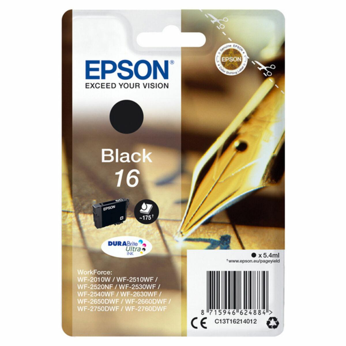 Tinteiro de Tinta Original Epson 16 Preto