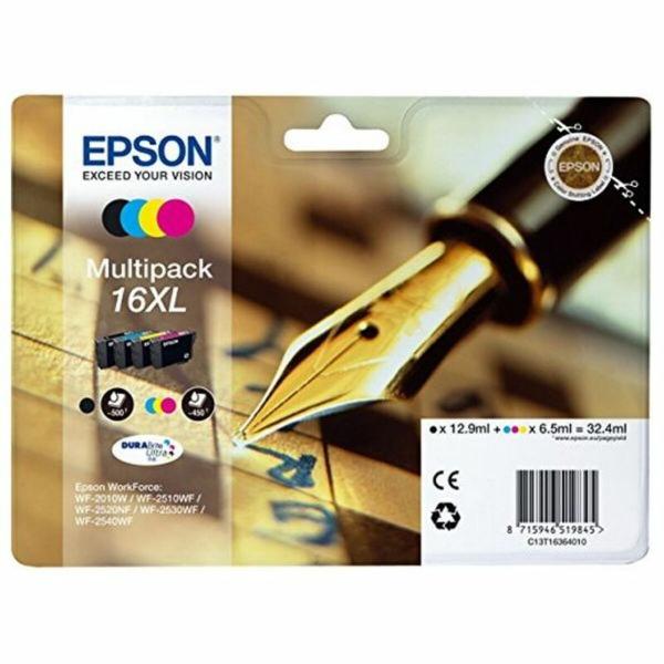 Cartucho Compatível Epson T16XL Preto Ciano Magenta Amarelo