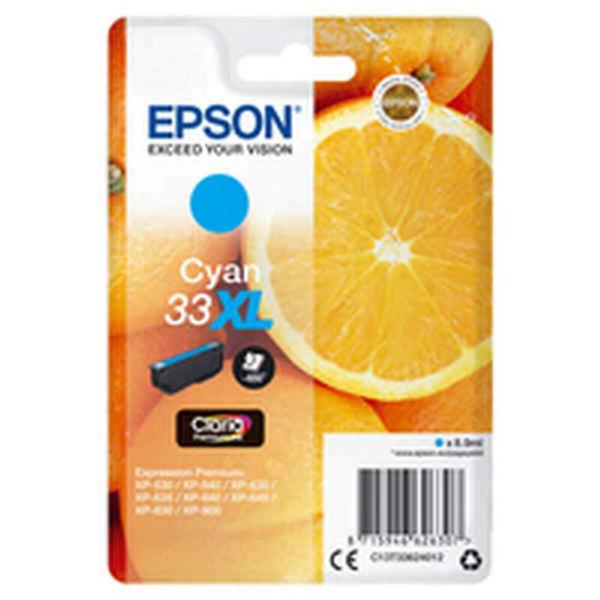Tinteiro de Tinta Original Epson Singlepack Cyan 33XL Claria Premium Ink Ciano