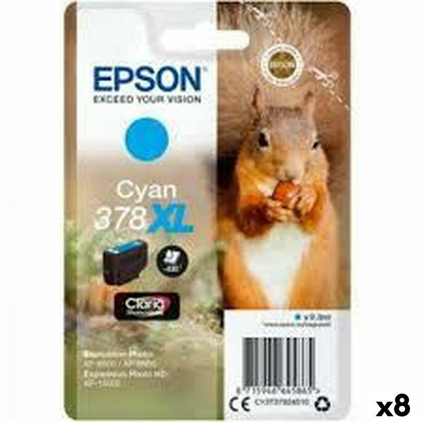 Tinteiro de Tinta Original Epson XP-8500, 8505, 15000 Ciano (8 Unidades)