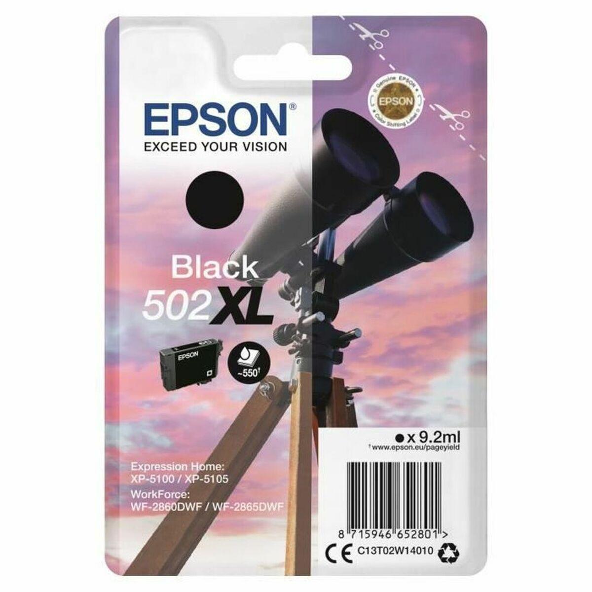 Tinteiro de Tinta Original Epson Twin XL 502 Preto