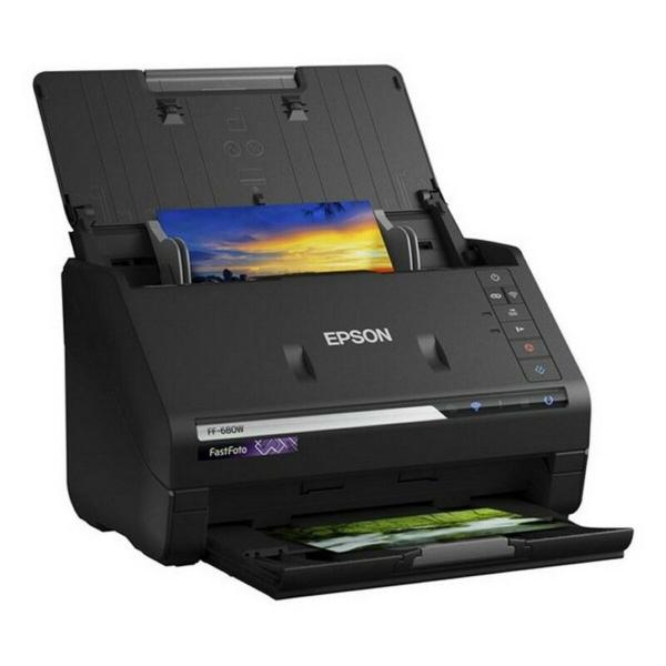 Scanner Dupla Face Epson FastFoto FF-680W 300 dpi 45 ppm WIFI