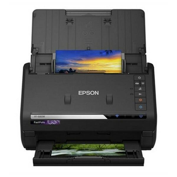Scanner Dupla Face Epson FastFoto FF-680W 300 dpi 45 ppm WIFI