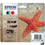 Tinteiro de Tinta Original Epson Preto/Ciano/Magenta/Amarelo (8 Unidades)