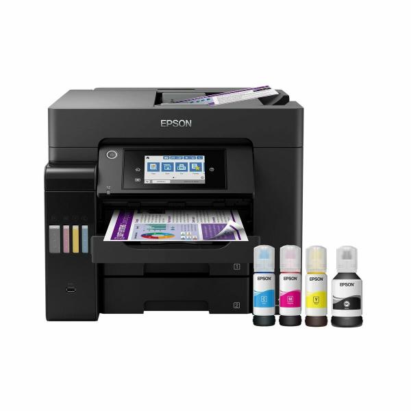 Impressora multifunções Epson EcoTank ET-5850 25 ppm WiFi Preto