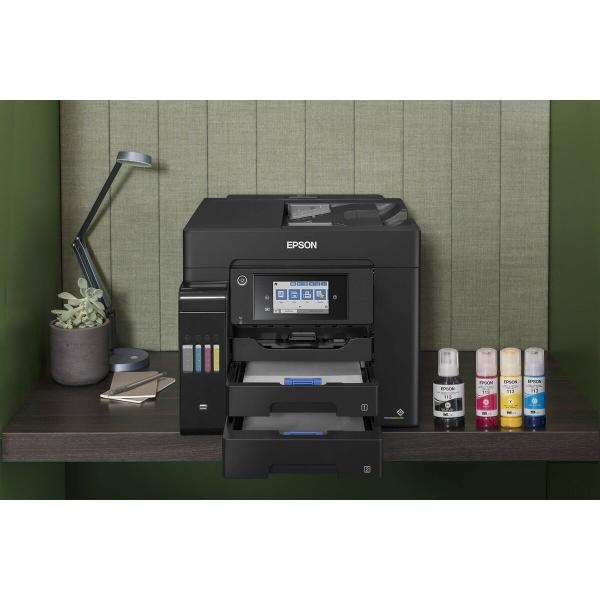 Impressora multifunções Epson EcoTank ET-5850 25 ppm WiFi Preto