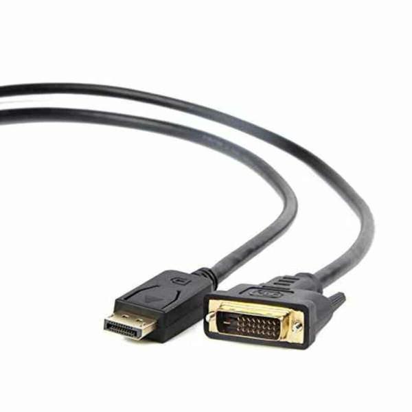 Adaptador DisplayPort para adaptador DVI GEMBIRD 8716309078931 1080 px 1,8 m Preto 1,8 m