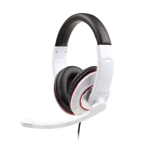 Auriculares com microfone GEMBIRD MHS-001-GW