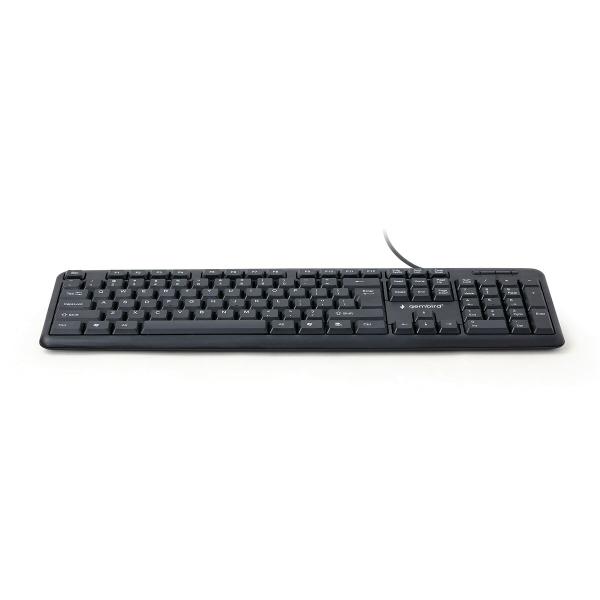 Teclado GEMBIRD KB-U-103 Preto Qwerty espanhol