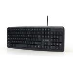 Teclado GEMBIRD KB-U-103-PT Preto Qwerty espanhol