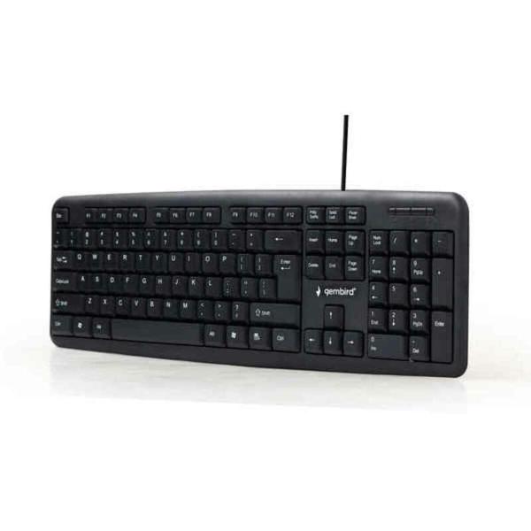 Teclado GEMBIRD KB-U-103-ES Preto Espanhol