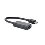 Adaptador Mini Display Port para HDMI GEMBIRD A-MDPM-HDMIF4K-01 Preto 15 cm