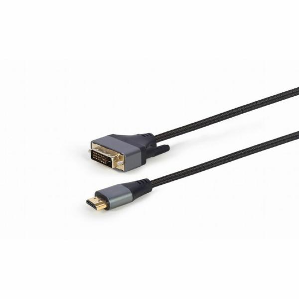 Cabo HDMI para DVI GEMBIRD CC-HDMI-DVI-4K-6 (1,8 m) 4K Ultra HD