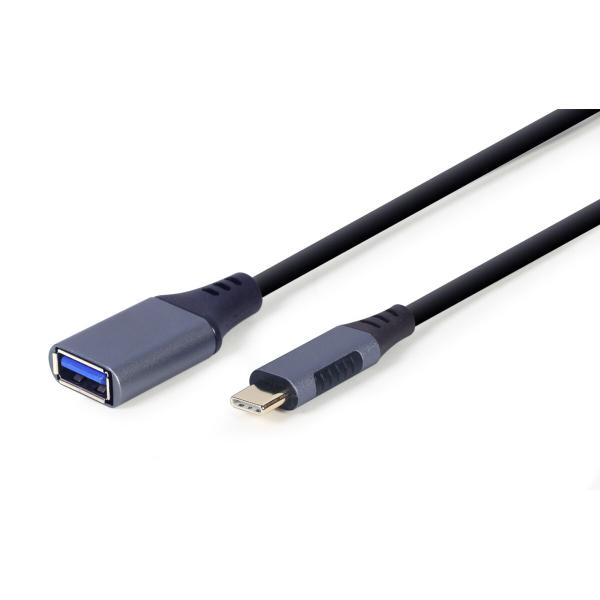 Cabo USB A para USB-C GEMBIRD A-USB3C-OTGAF-01 Cinzento