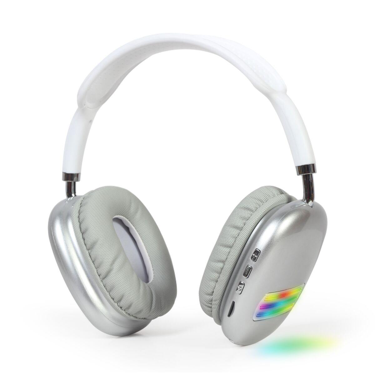 Auriculares com microfone GEMBIRD BHP-LED-02-W
