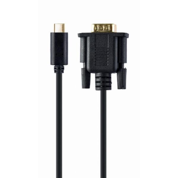 Adaptador USB C para VGA GEMBIRD A-CM-VGAM-01