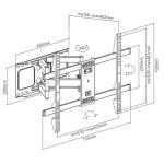 Suporte de Parede GEMBIRD WM-80ST-02 37" 80"