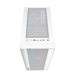 Caixa Semitorre ATX GEMBIRD Fornax 4000W ARGB Branco Multicolor