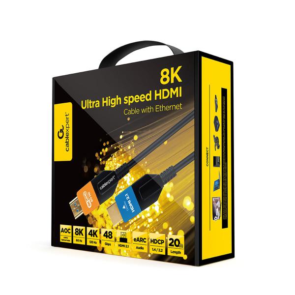 Cabo HDMI GEMBIRD CC-HDMI8K-AOC-20M 20 m