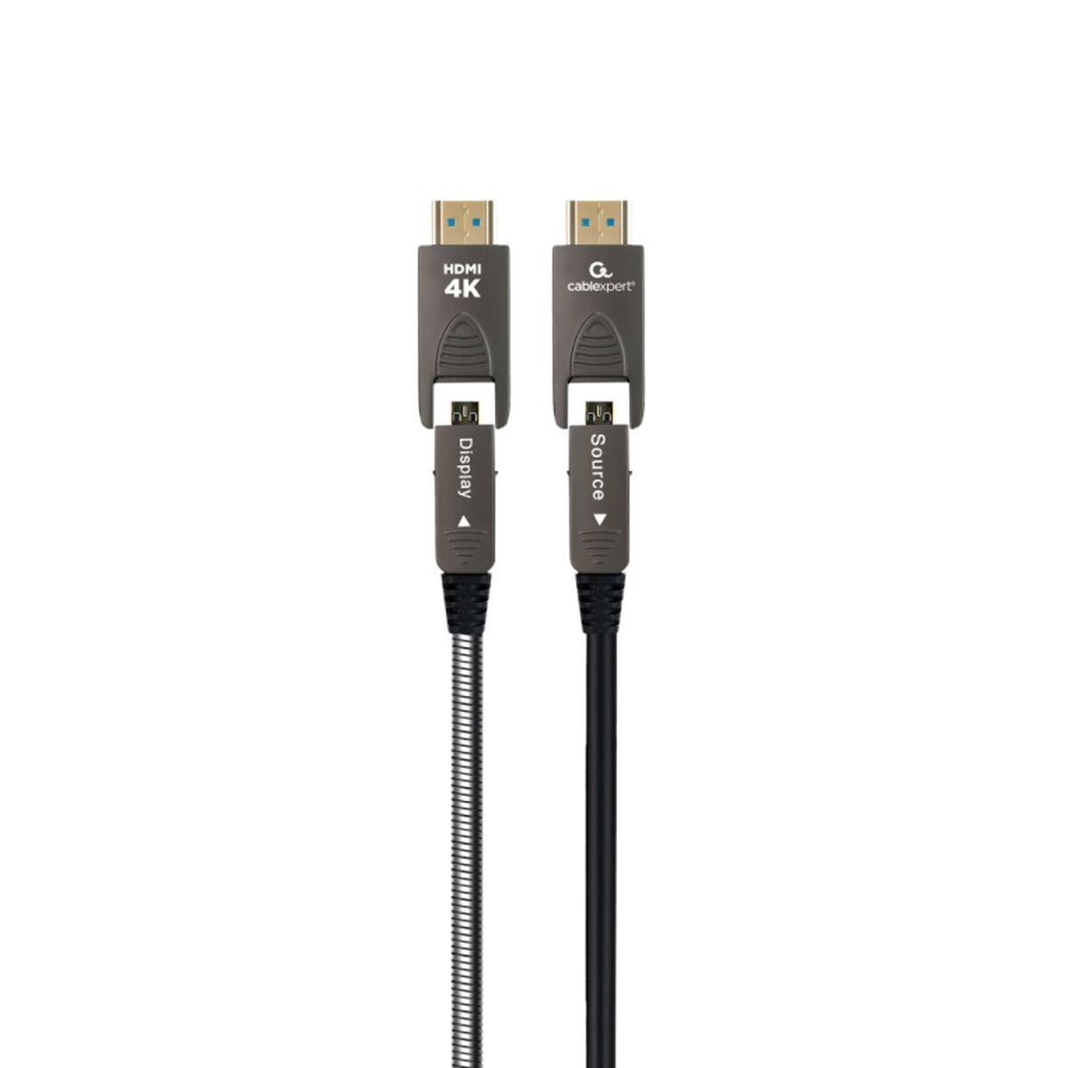 Cabo HDMI GEMBIRD CCAP-HDMIDD-AOC-20M Preto 20 m