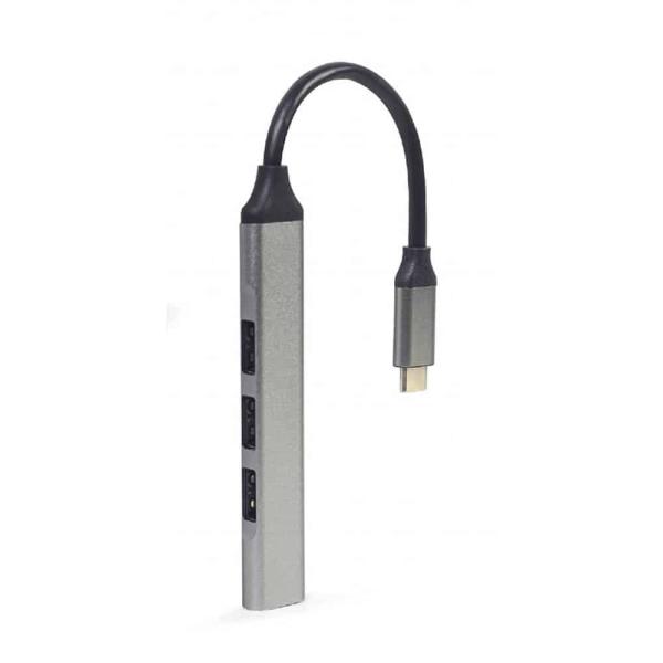 HUB Type - C Gembird UHB - CM - U3P1U2P3 - 03 Saidas 3xUSB 3.0 1x USB 2.0