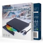Gravador Externo GEMBIRD DVD-USB-031 DVD-R 8x, DVD-R DL 6x, DVD-RW 6x, DVD-RAM 5x, DVD+R 8x, DVD+R DL 6x, DVD+RW 8x, DVD M-DISC 