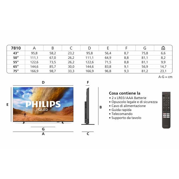 Smart TV Philips 65PUS7810/12 4K Ultra HD 65" LED